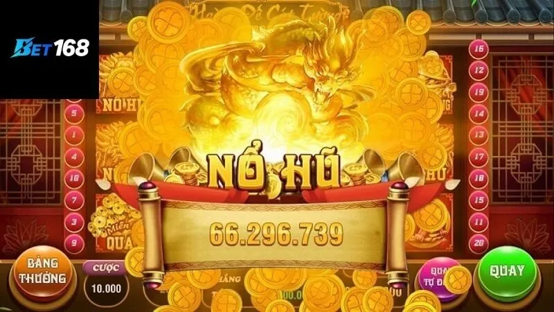 Cách chơi nổ hũ tại Bet168